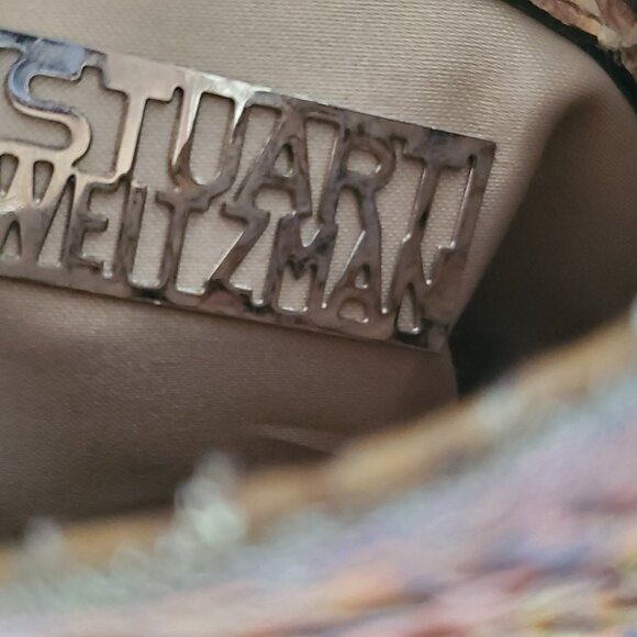 Red green orange Brown tan black rainbow leather hobo cowgirl snakeskin purse - Picture 6 of 11